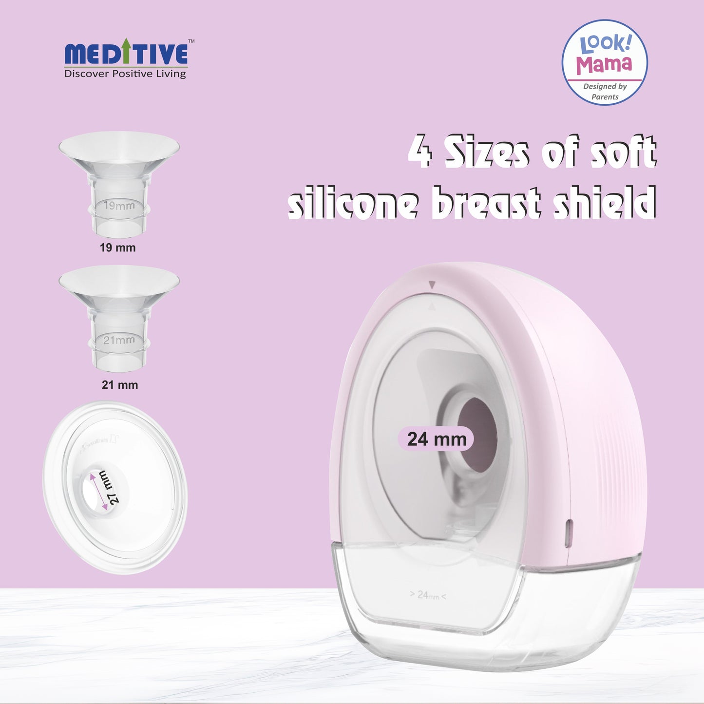Wearable Electric Breast Pump | Hands-Free with 4 Modes | Multiple Flange Sizes | Type-C Charging | 150ml Milk Capacity