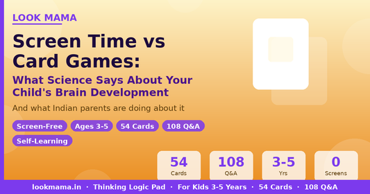 Screen Time vs Card Games: What Science Says About Your Child's Brain (And What Indian Parents Are Doing About It)