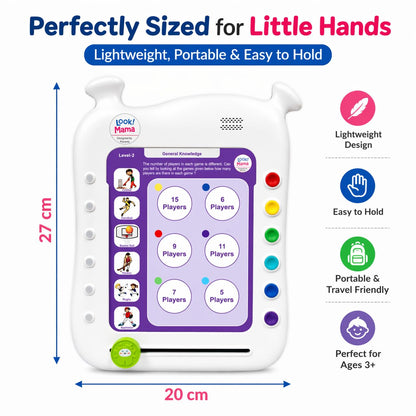 Thinking Logic Pad for Kids with 108 Cards and 216 Q&A. Reduce Kids Screen time, Encourages Self Learning and Cognitive Thinking