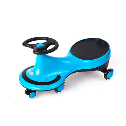 Kids Swing cum  Magic Car Ride-On Toy - Blue