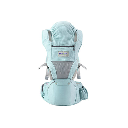 Baby Carrier with Detachable Hip Seat - Blue