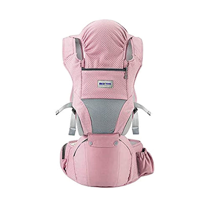 Baby Carrier with Detachable Hip Seat - Pink