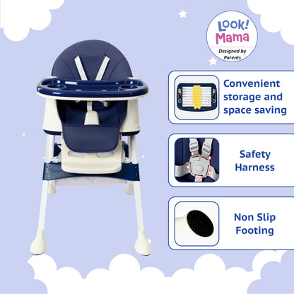 5 In 1 Adjustable Highchair With Feeding Table