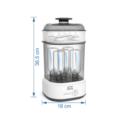MEDITIVE Baby Bottle Steriliser and Dryer, Bottles Steam Steriliser for Baby Bottles, Electric Steriliser for Baby Bottles