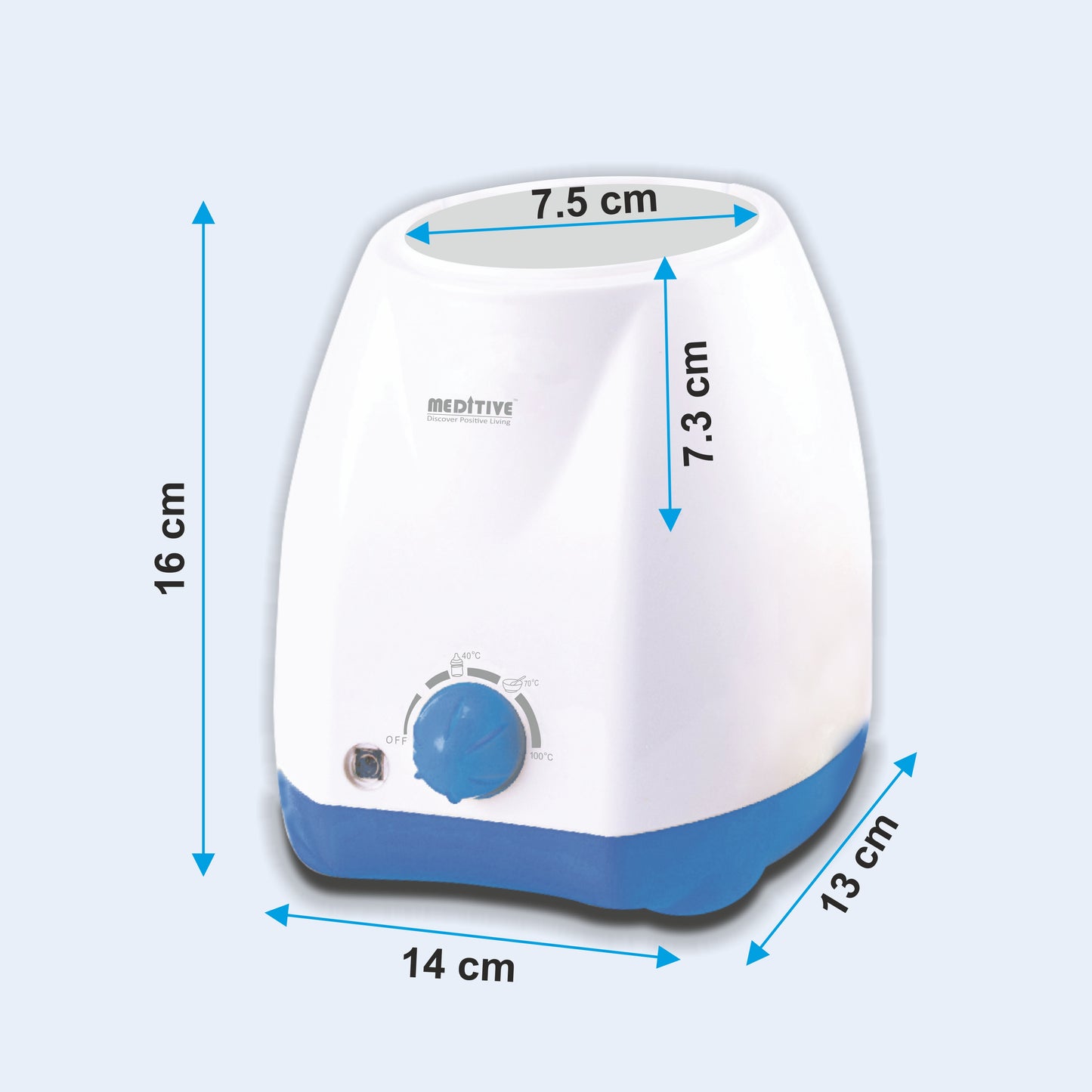 Baby Bottle Warmer, Bottle Warmer, Baby Defrost Warmer & Rapid Food Heater for Breastmilk, Precise Temperature Control