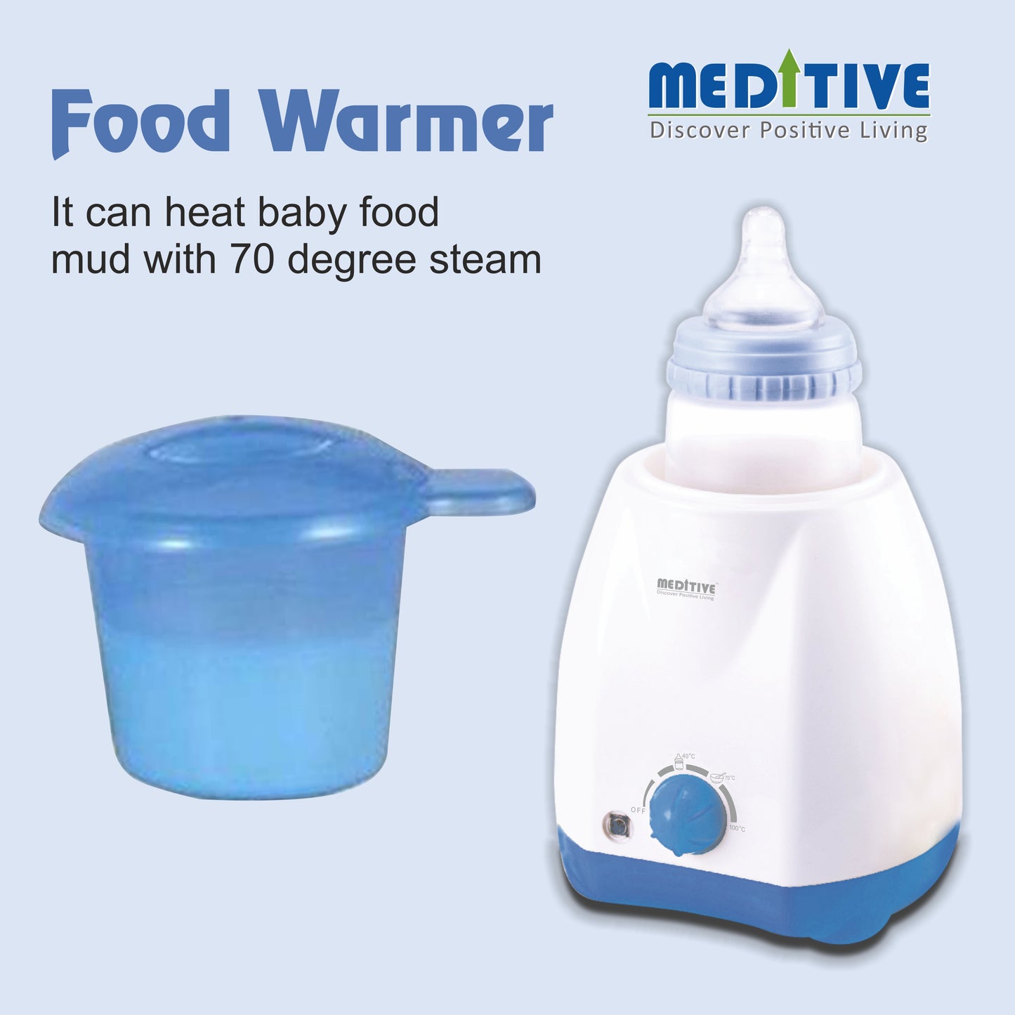 Baby Bottle Warmer, Bottle Warmer, Baby Defrost Warmer & Rapid Food Heater for Breastmilk, Precise Temperature Control