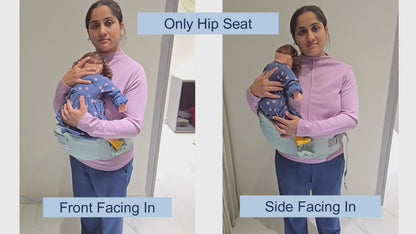 Baby Carrier with Detachable Hip Seat - Pink